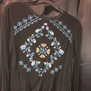 Long sleeve printed shirt
